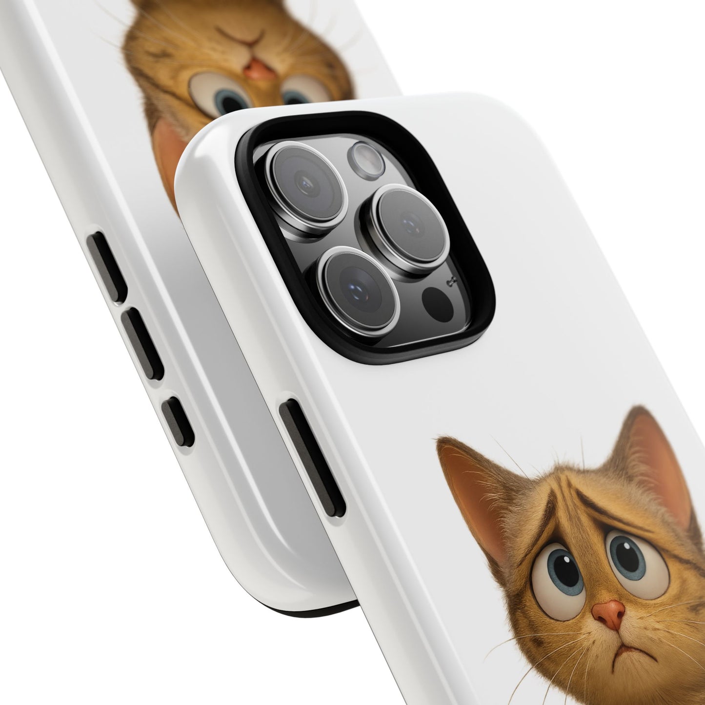 Cute Cat Phone Case, Funny Kitty Case, Animal Lover Gift, Cat Lover Accessory, Unique Cat Design Case, Pet Mom Gift