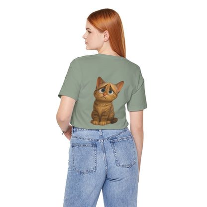 Adorable Cat Graphic Tee, Cute Pet Lover Shirt, Animal Lover Gift, Funny Cat Apparel, Birthday, Christmas, Everyday Use