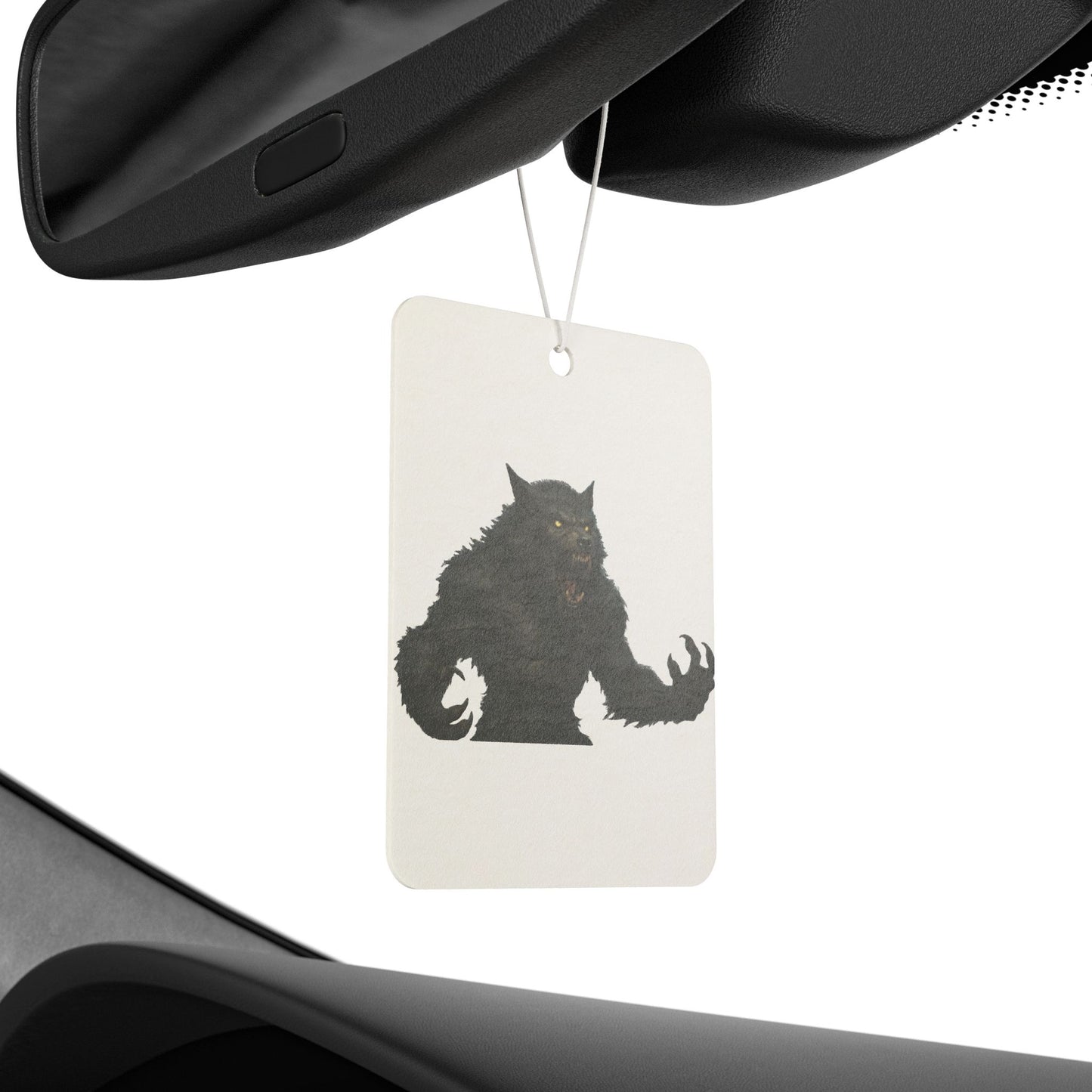 Horror-Themed Car Air Freshener, Unique Werewolf Design, Fragrance Accessory for Halloween, Spooky Home Décor, Gift for Monster Lovers