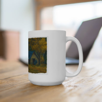 Rustic Cabin Ceramic Mug - Cozy Coffee Cup, Handmade Gift for Nature Lovers, Perfect for Home or Office, Great for Christmas, [...]
