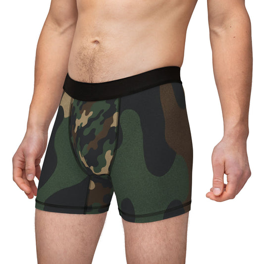 Camo Men's Boxers | Fun and Comfortable Underwear, Great for Everyday Wear, Gifts for Him, Stylish Loungewear, Unique Pattern - product image