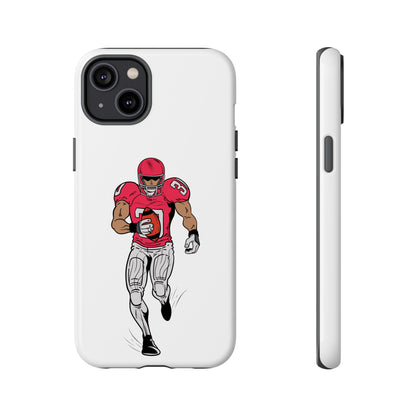 Football Player Tough Case, Sports Phone Cover, Athlete Gift, Tough Phone Case, Fall Sports, Football Lover's Accessory