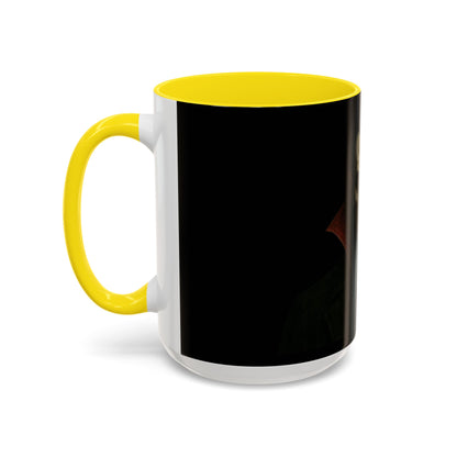 Gothic Dracula Vampire Accent Coffee Mug | Spooky Halloween Gift, Unique Home Decor, Collector's Mug, Coffee Lover's Gift