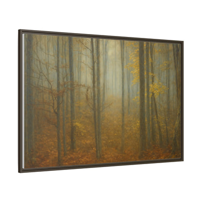 Framed Matte Canvas Art | Serenity in the Forest | Nature Wall Decor, Home Gallery, Cozy Living Room, Gift for Nature Lovers