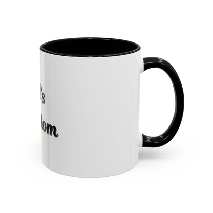 World's Best Mom Accent Coffee Mug - 11oz & 15oz - Perfect Gift for Mother's Day