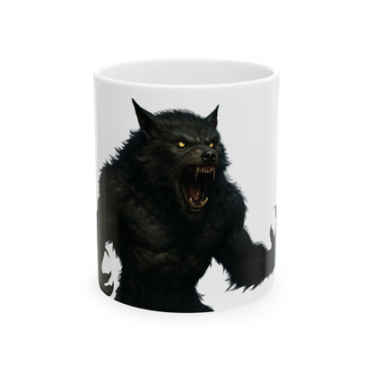 Werewolf Graphic Ceramic Mug - Best Mug | Gothic Decor Store | Buy Online