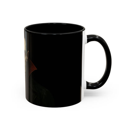 Gothic Dracula Vampire Accent Coffee Mug | Spooky Halloween Gift, Unique Home Decor, Collector's Mug, Coffee Lover's Gift
