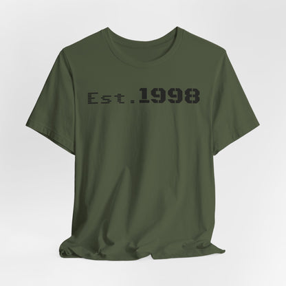 Vintage Est. 1998 Tee - Retro Unisex Shirt for Birthdays, Gifts, Everyday Wear, Casual Style, Nostalgia