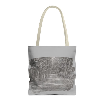 Scenic Path Tote Bag, Reversible Tote, Eco-Friendly Shopper, Outdoor Adventure Bag, Gift for Nature Lovers, Stylish Carryall