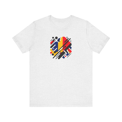 Artistic Heart Unisex Jersey Tee - Vibrant Graphic Tee, Casual Wear, Gift for Art Lovers, Birthday Surprise, Everyday Comfort