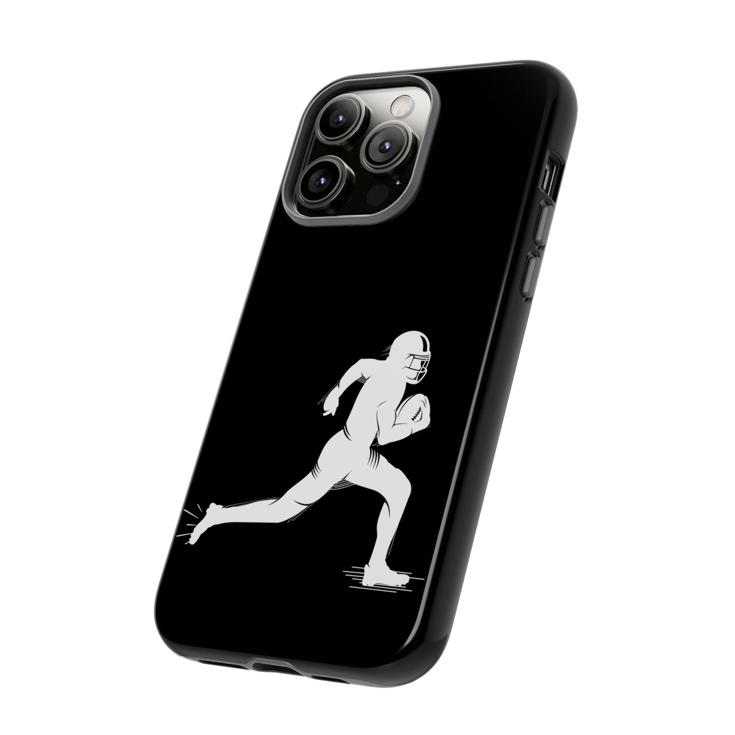 Football Player Phone Case, Tough Cases, Sports Phone Cover, Gift for Athletes, iPhone & Samsung Accessories, Running Player Design