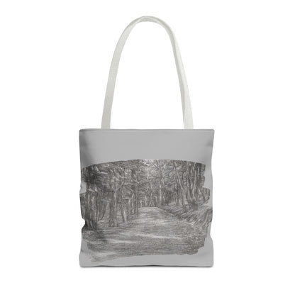 Scenic Path Tote Bag, Reversible Tote, Eco-Friendly Shopper, Outdoor Adventure Bag, Gift for Nature Lovers, Stylish Carryall