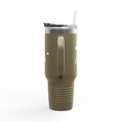 Baseball-Themed Insulated Travel Mug, Perfect for Fans & Athletes, Gift for Sports Lovers, 40oz Drinkware for Home & Road