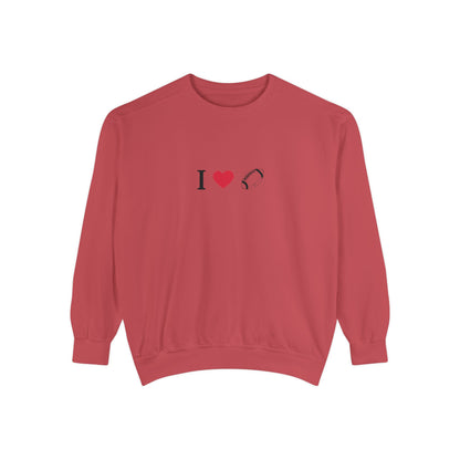 Unisex Sweatshirt, I love Football, Cozy, Perfect for Everyday Wear, Gift Idea for Friends, Couples, and Special Occasions