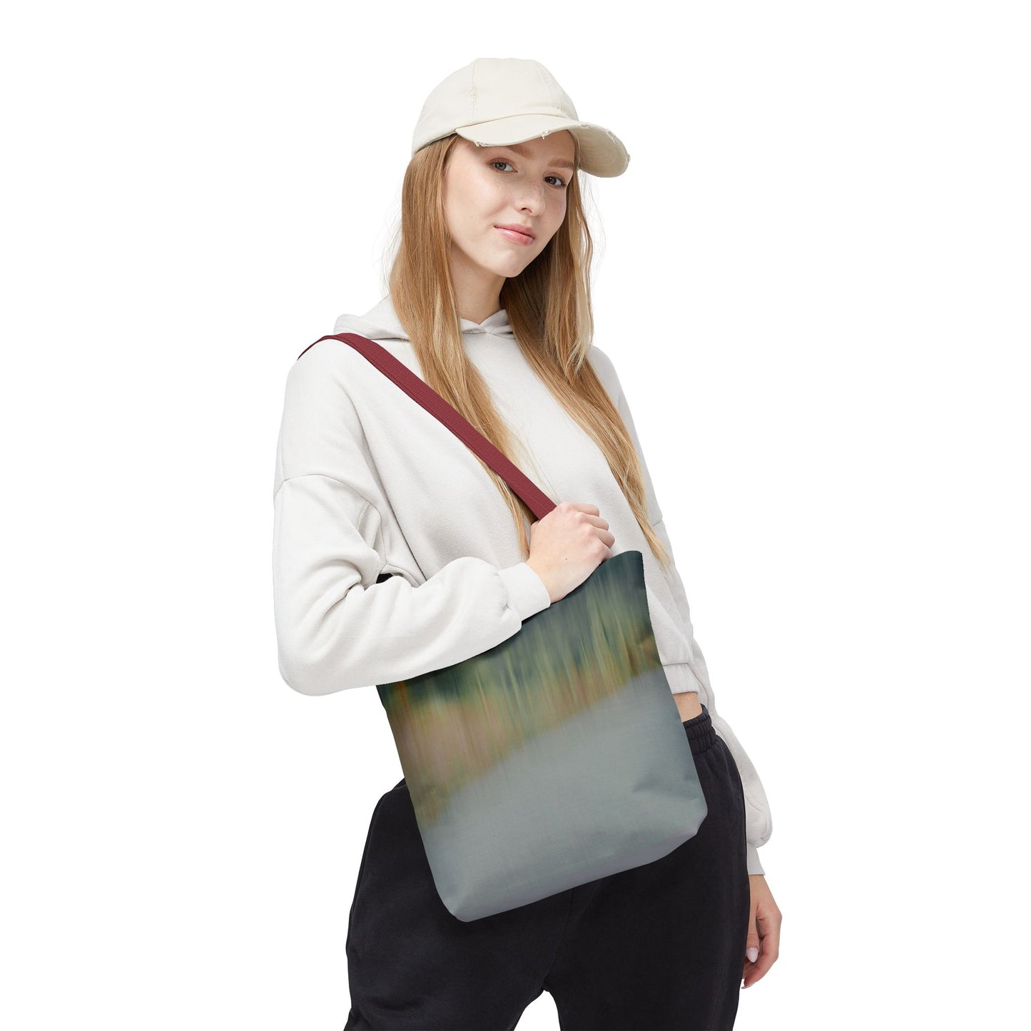Serene Landscape Tote Bag - Stylish Eco-Friendly Carryall for Everyday Use