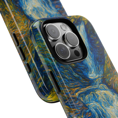 Artistic Phone Case - Waterfall Design, Unique Gift, Phone Accessory, Nature Lover, Original Artwork