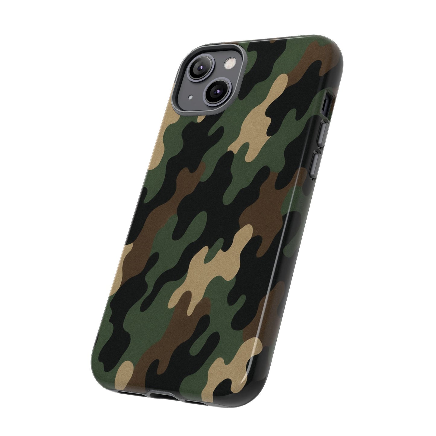 Camouflage Phone Case, Tough Cases, Military Style, Unique Phone Accessories, Gift for Him, Durable Phone Cover