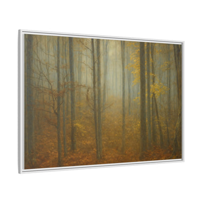 Framed Matte Canvas Art | Serenity in the Forest | Nature Wall Decor, Home Gallery, Cozy Living Room, Gift for Nature Lovers