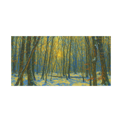 Forest Sunrise Canvas Print, Wall Art, Nature Photography, Home Decor, Gift for Nature Lovers, Landscape Artwork