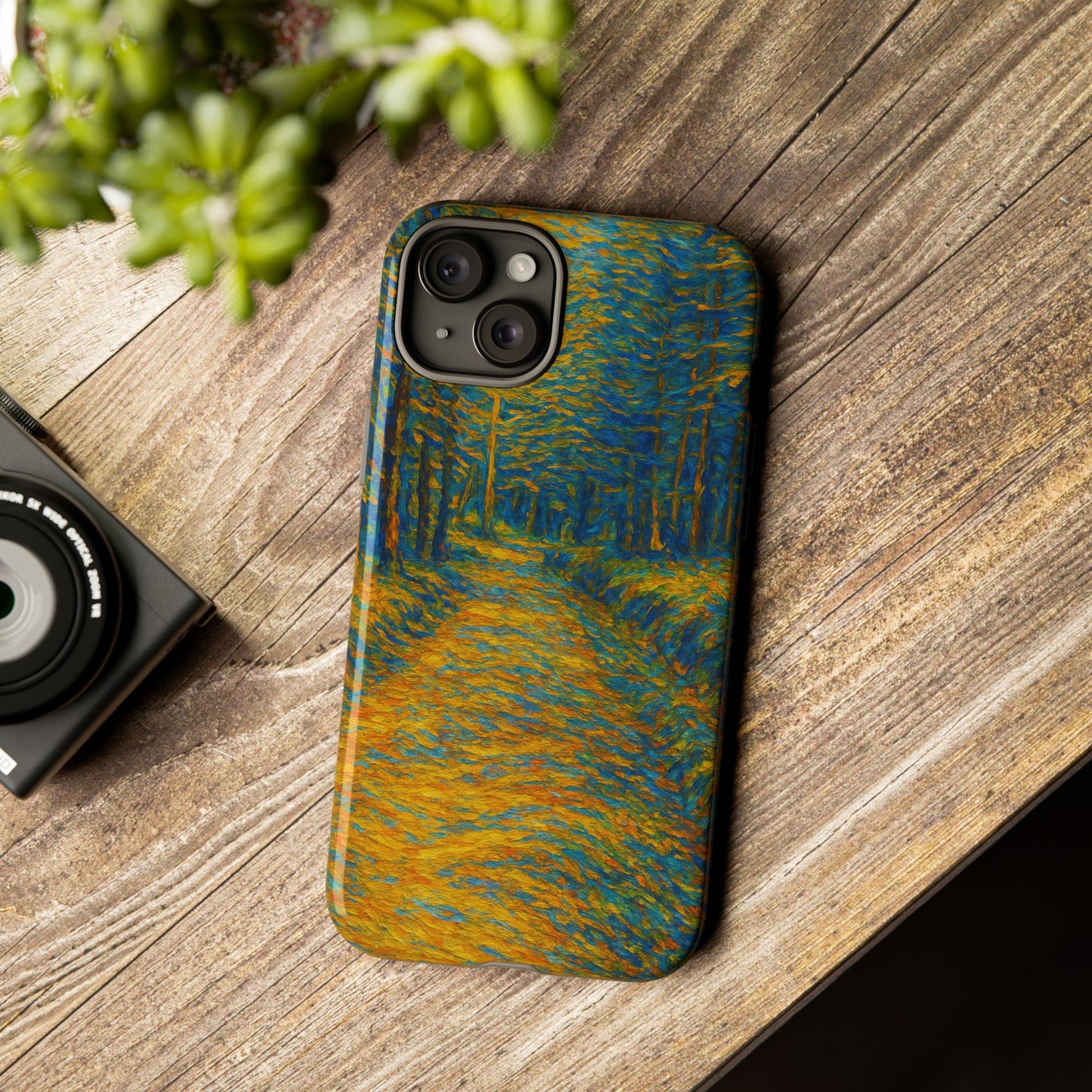 Artistic Phone Case for Nature Lovers, Tough Cases, Vibrant Design, Gift for Friends, Phone Accessories, Unique Artwork