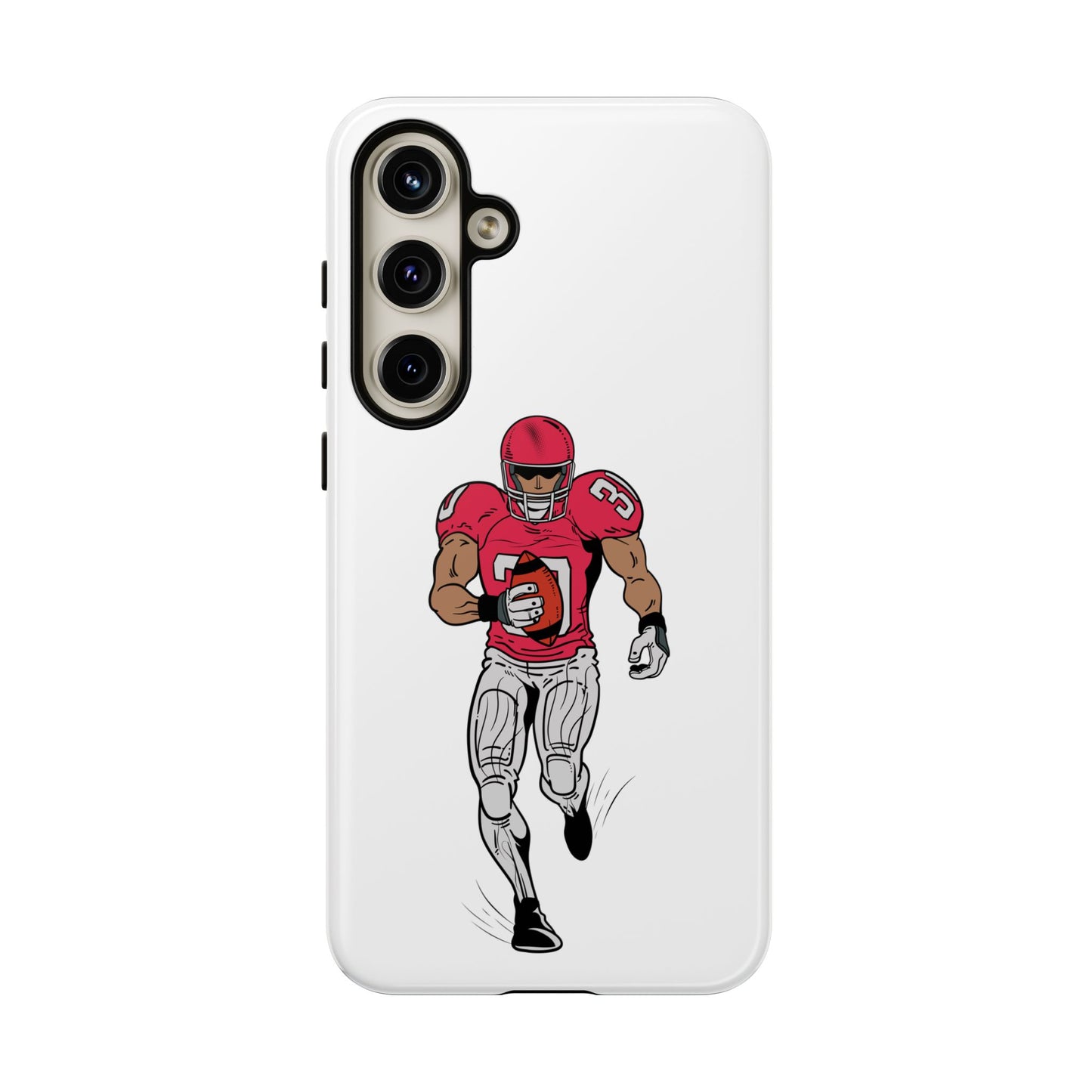 Football Player Tough Case, Sports Phone Cover, Athlete Gift, Tough Phone Case, Fall Sports, Football Lover's Accessory