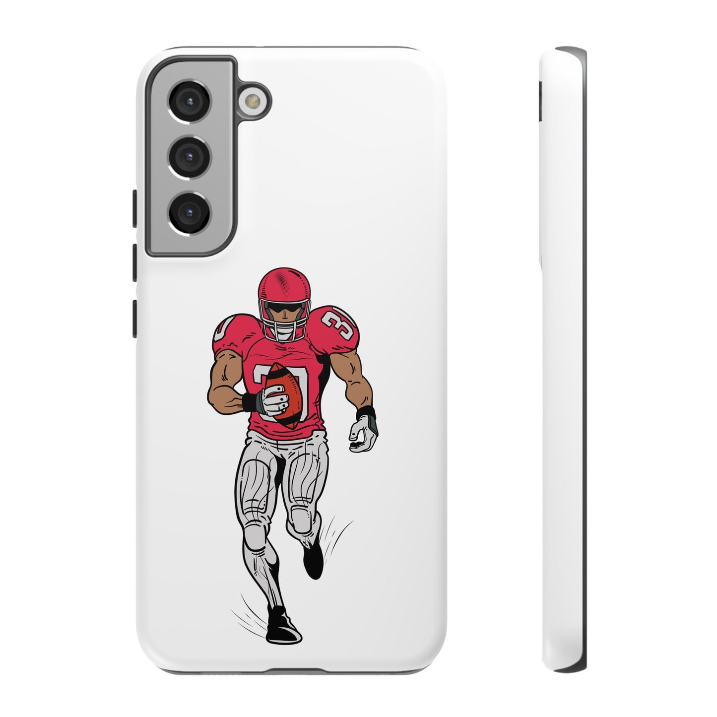 Football Player Tough Case, Sports Phone Cover, Athlete Gift, Tough Phone Case, Fall Sports, Football Lover's Accessory