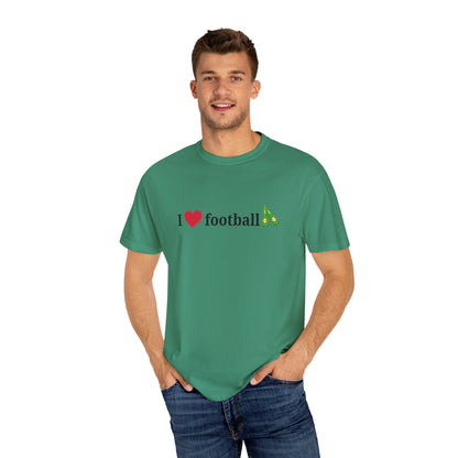 Unisex Football Love Tee - Casual Cotton T-Shirt, Gift for Sports Fans, Comfortable Daily Wear, Perfect for Game Days, Fun Summer Outfits