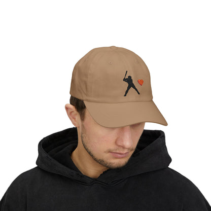 Baseball Love Dad Cap - Perfect Gift for Sports Dads, Father's Day, Casual Wear, Summer Style, Stylish Baseball Hat