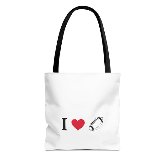Football Lover's Tote Bag - Perfect for Game Day, Sports Events, Gifts for Fans, Eco-Friendly Carryall, Personal Use, Travel Bag - product image