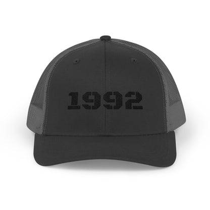 Vintage Year 1992 Snapback Trucker Cap, Retro Hat, Birthday Gift, Casual Wear, Personalized Cap, Unisex Accessory