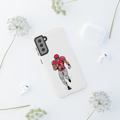 Football Player Tough Case, Sports Phone Cover, Athlete Gift, Tough Phone Case, Fall Sports, Football Lover's Accessory