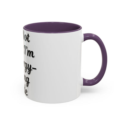 Humorous Coffee Mug - "I'm Not Lazy, I'm in Energy-Saving Mode"