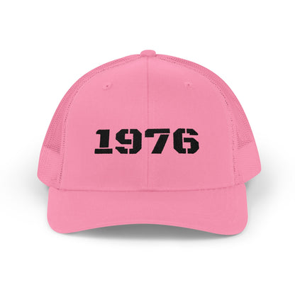 Vintage 1976 Snapback Trucker Cap, Retro Cap, Gift for Him, Casual Style Hat, Birthday Gift for 1976 Birth Year, Dad Hat