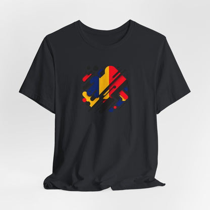 Artistic Heart Unisex Jersey Tee - Vibrant Graphic Tee, Casual Wear, Gift for Art Lovers, Birthday Surprise, Everyday Comfort