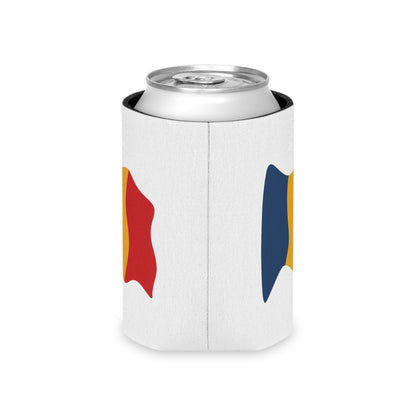 Romania Flag Can Cooler - Fun Drink Insulator, Perfect for Parties, BBQs, Sporting Events, Patriotic Celebrations, Golf Outings