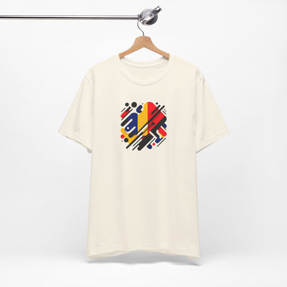 Artistic Heart Unisex Jersey Tee - Vibrant Graphic Tee, Casual Wear, Gift for Art Lovers, Birthday Surprise, Everyday Comfort