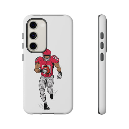 Football Player Tough Case, Sports Phone Cover, Athlete Gift, Tough Phone Case, Fall Sports, Football Lover's Accessory