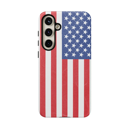 Patriotic Phone Case - Tough Cases for Veterans, USA Lovers, Independence Day, Memorial Day, Flag Design