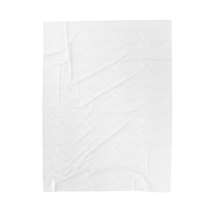 Cozy Velveteen Plush Blanket - Soft Textured Throw for Relaxation & Comfort