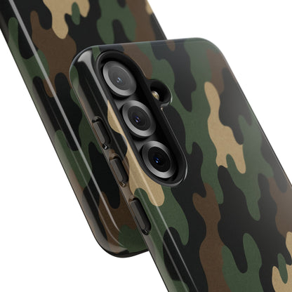 Camouflage Phone Case, Tough Cases, Military Style, Unique Phone Accessories, Gift for Him, Durable Phone Cover