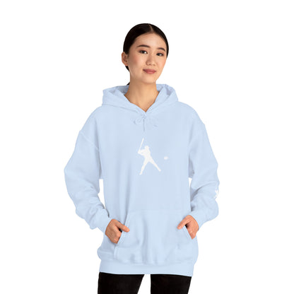 Sporty Unisex Baseball Hooded Sweatshirt, Casual Hoodie for Athletes, Perfect for Gifts, Comfy Streetwear, Ideal for Sports Events, Personal Use