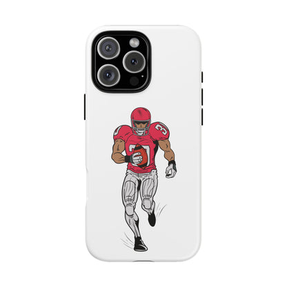 Football Player Tough Case, Sports Phone Cover, Athlete Gift, Tough Phone Case, Fall Sports, Football Lover's Accessory