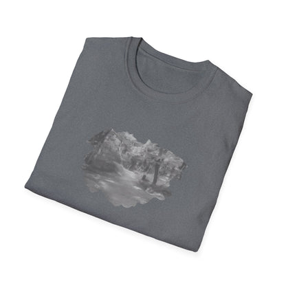 Serene Nature Landscape T-Shirt - Comfortable Unisex Tee, Outdoor Adventures, Nature Lover Gift, Casual Wear, Stylish Spring Top