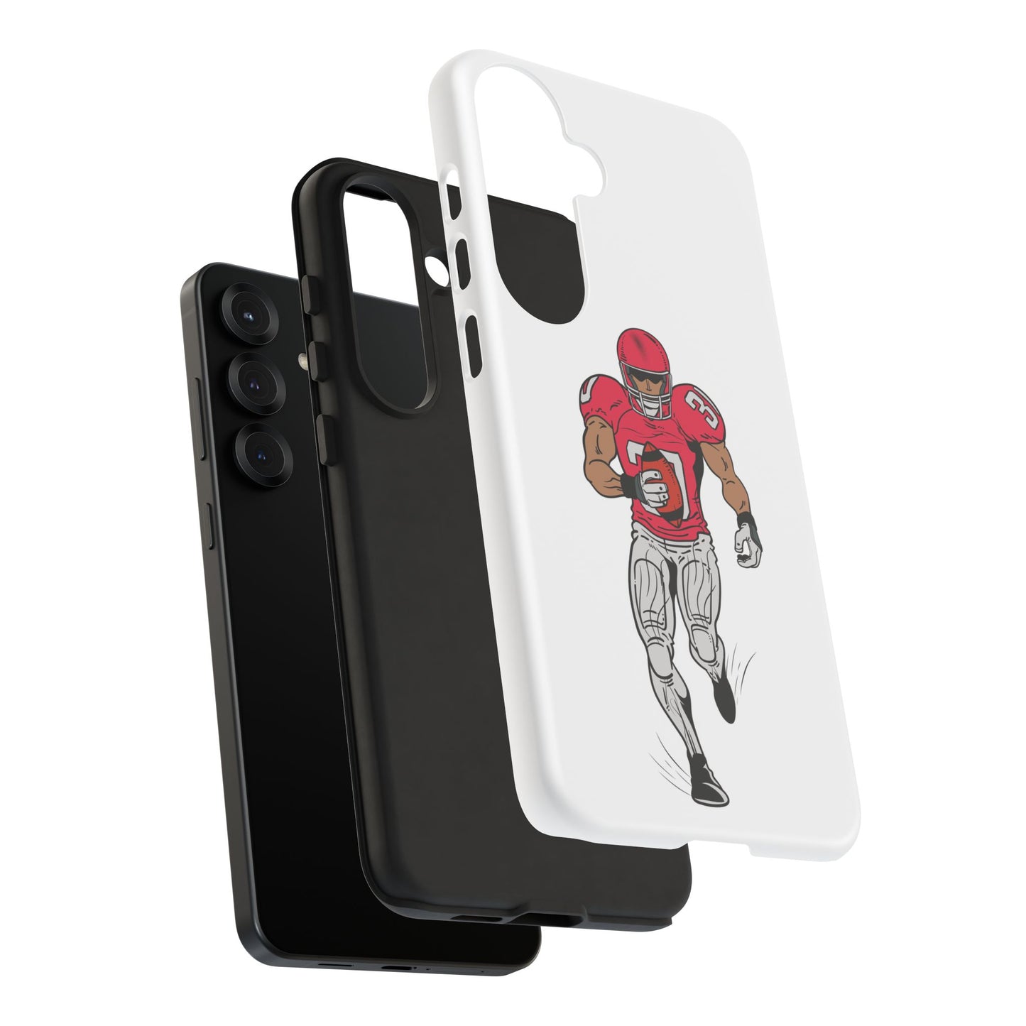 Football Player Tough Case, Sports Phone Cover, Athlete Gift, Tough Phone Case, Fall Sports, Football Lover's Accessory