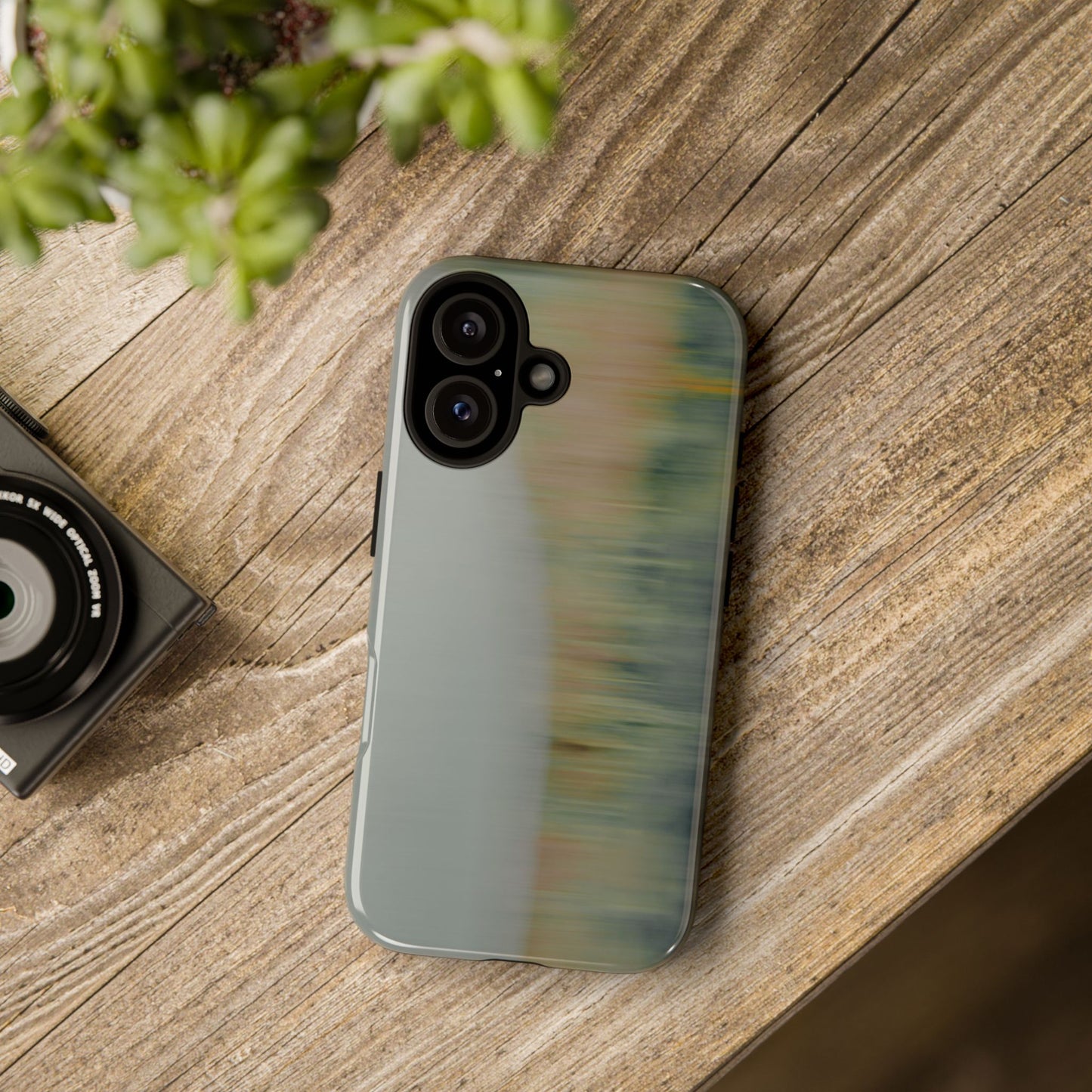 Tough Cases: Modern Abstract iPhone Case for Nature Lovers
