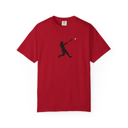Sporty Garment-Dyed T-Shirt for Baseball Lovers, Casual Tee, Unisex Sports Shirt, Perfect Gift for Athletes, Outdoor Activities