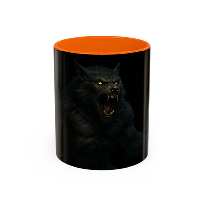 Howling Werewolf Coffee Mug - Perfect Gift for Horror Lovers, Wolf Enthusiasts, Halloween Decor, Unique Drinkware, Gothic Homeware