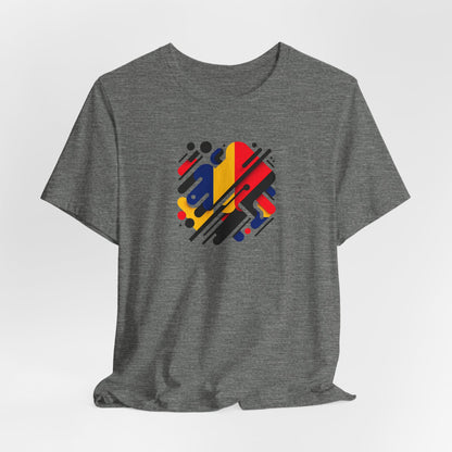 Artistic Heart Unisex Jersey Tee - Vibrant Graphic Tee, Casual Wear, Gift for Art Lovers, Birthday Surprise, Everyday Comfort