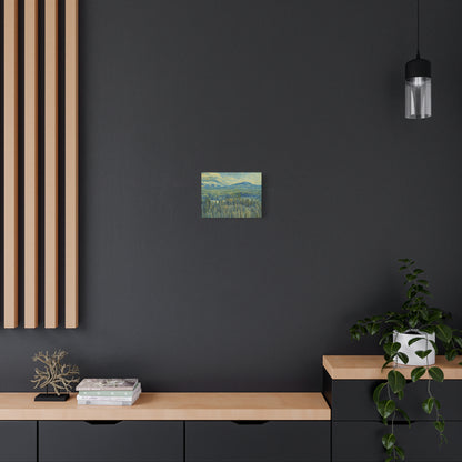 Scenic Landscape Canvas Print, Rustic Home Decor, Wall Art for Nature Lovers, Gift for Art Enthusiasts, Serene Forest Artwork