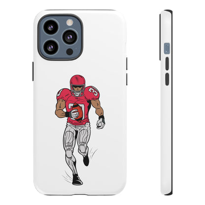 Football Player Tough Case, Sports Phone Cover, Athlete Gift, Tough Phone Case, Fall Sports, Football Lover's Accessory